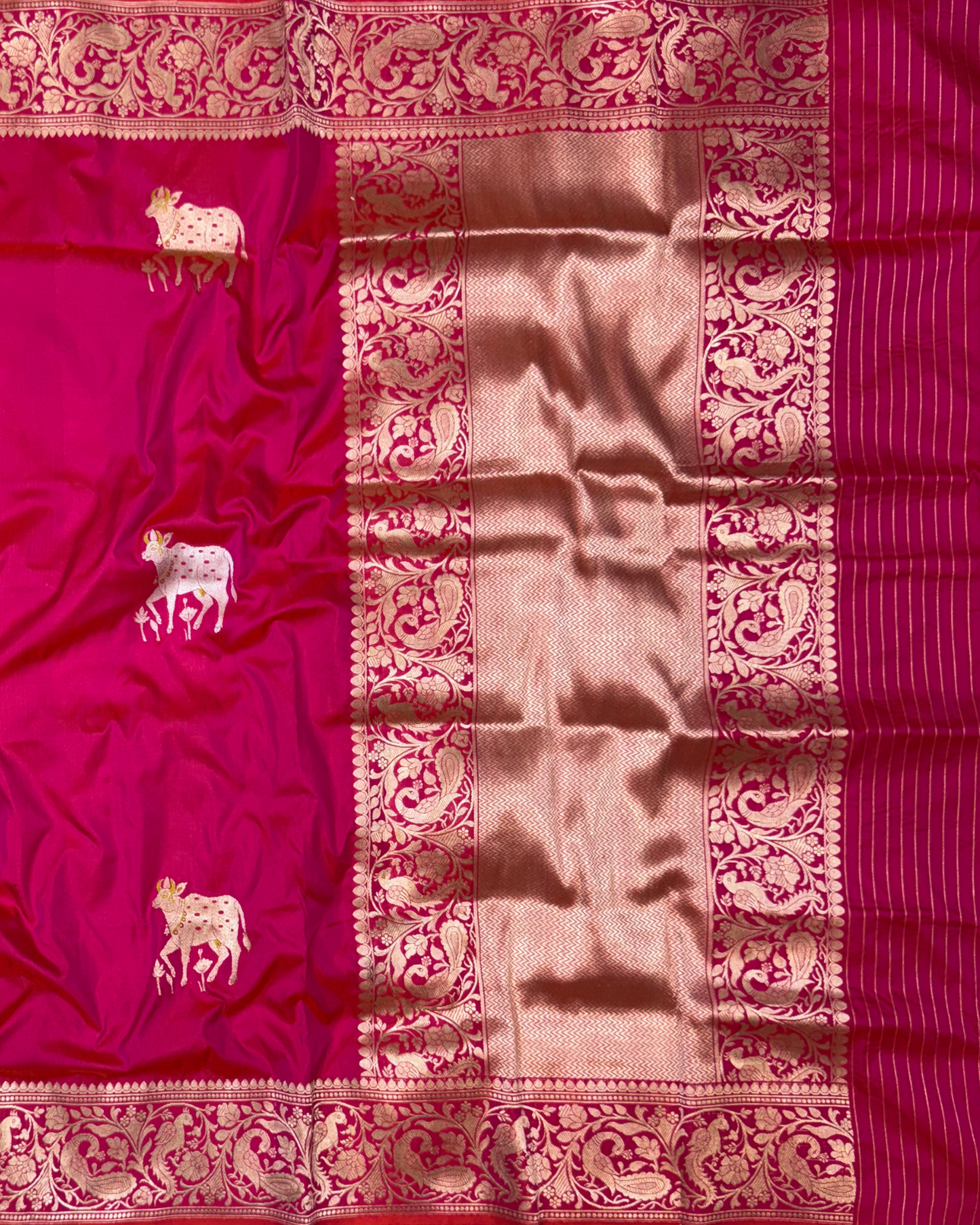 Pure Ektara Katan Handloom Saree