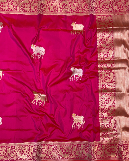 Pure Ektara Katan Handloom Saree