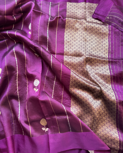 Deep Pink Pure Raw Mango Silk