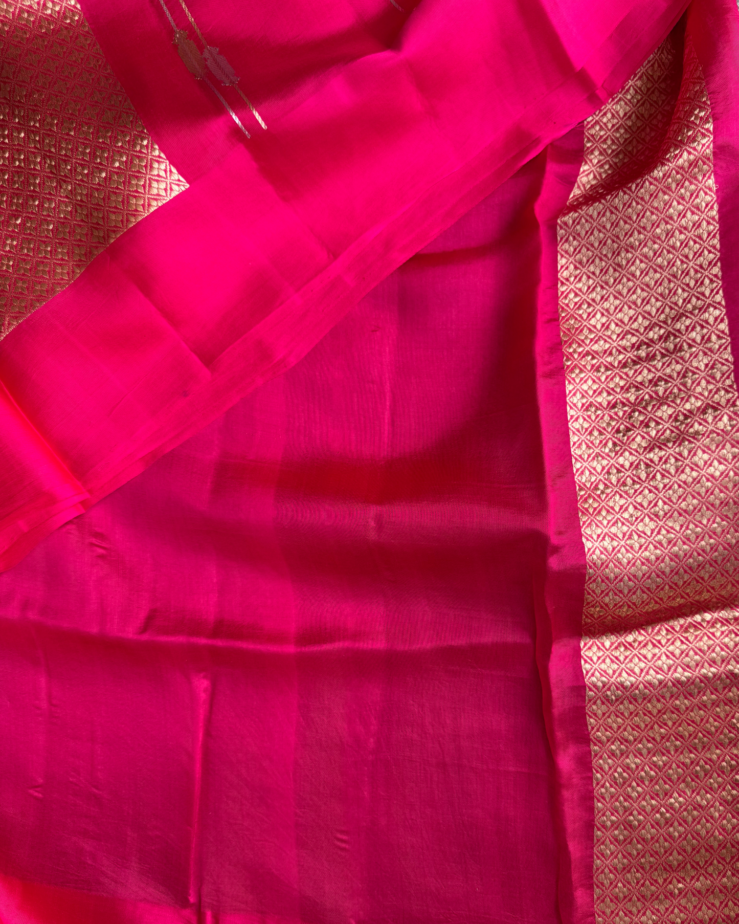 Red Pure Raw Mango Silk