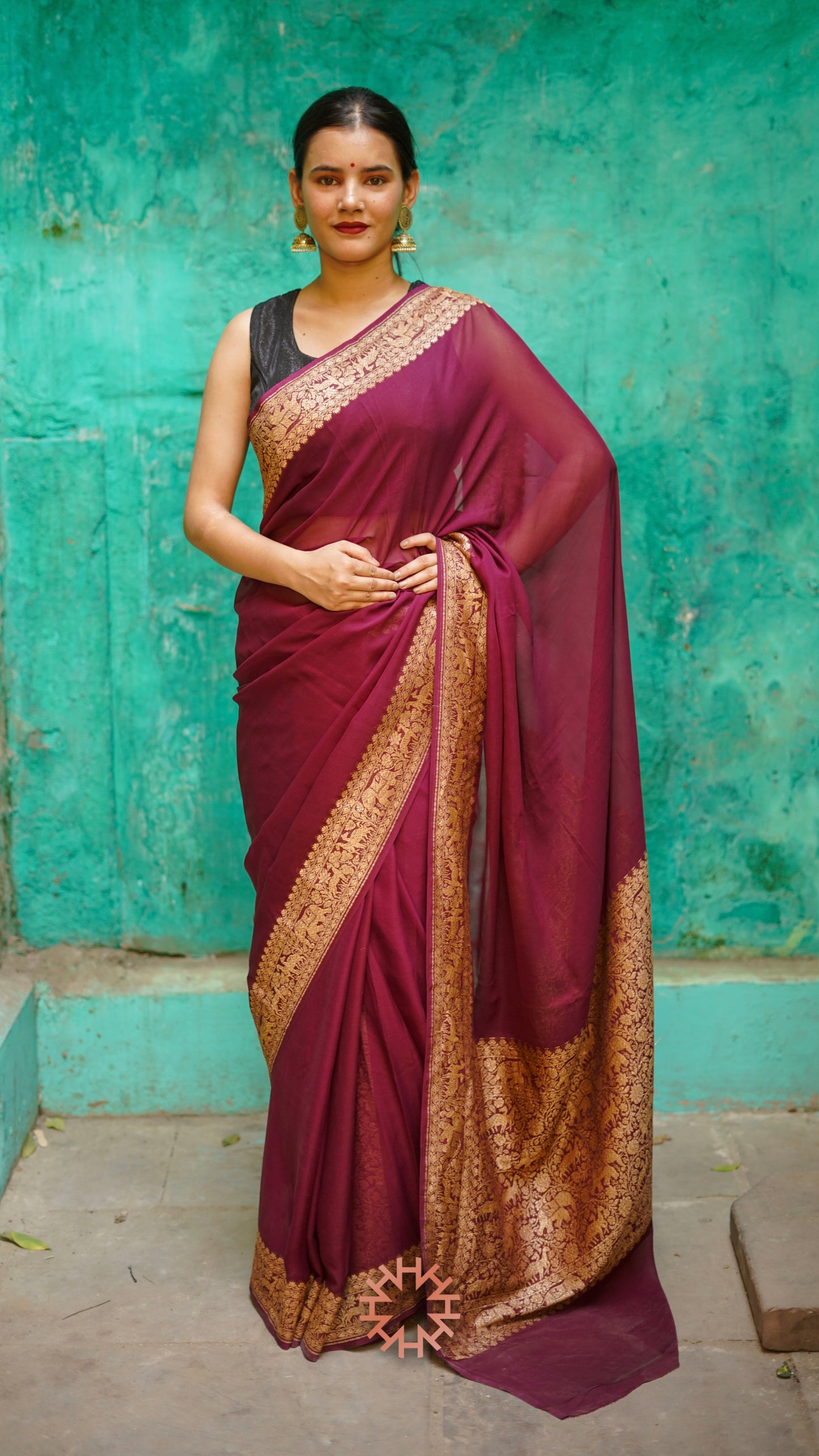 Khaddi Georgette Sarees