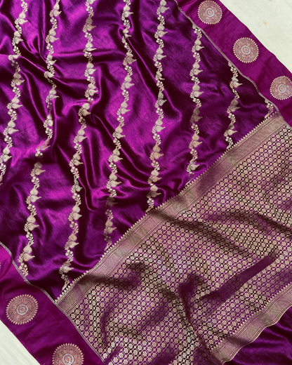 Raspberry Pink  Raw Mango Saree