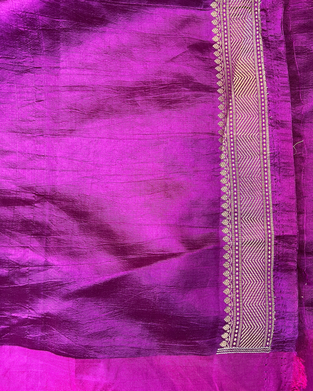 Raspberry Pink  Raw Mango Saree