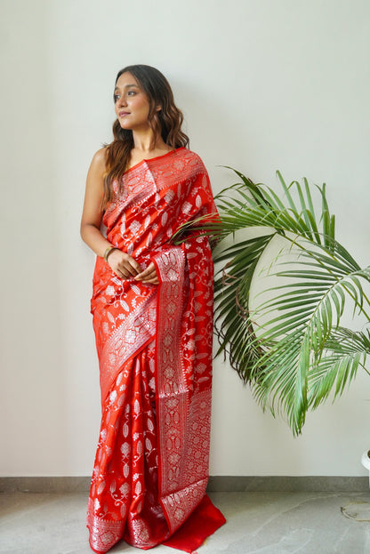 Deep Red Raw Mango - Ethereal Silk